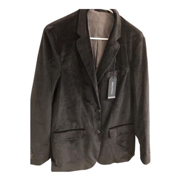 Nautica Black Velvet single breasted Men’s blazer jacket size small new - Picture 14 of 14